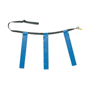 champion sports quick release flag football set – durable belt, 3 detachable flags & adjustable fit (25” 50”)