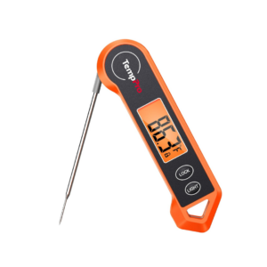 temppro tp19h digital meat thermometer for cooking with ambidextrous backlit and motion sensing kitchen cooking food thermometer for bbq grill smoker oil fry candy instant read (previously thermopro)